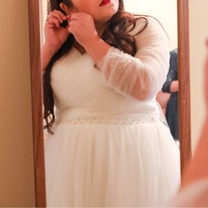 Plus Size Winter Wedding Dress